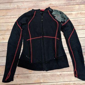 Mountain Hardwear Hoodie Black Red Small